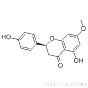 4H-1-benzopiran-4-ona, 2,3-dihidro-5-hidroxi-2- (4-hidroxifenil) -7-metoxi -, (57192192,2S) - CAS 2957-21-3